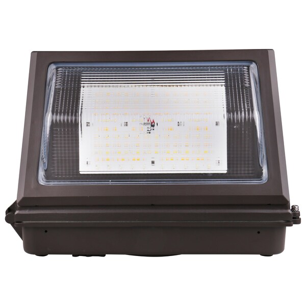 LED Cutoff Wall Pk, CCT Selectable 3K/4K/5K, Wattage Adjustable, Bypassable Photocell, 120-277 Volts